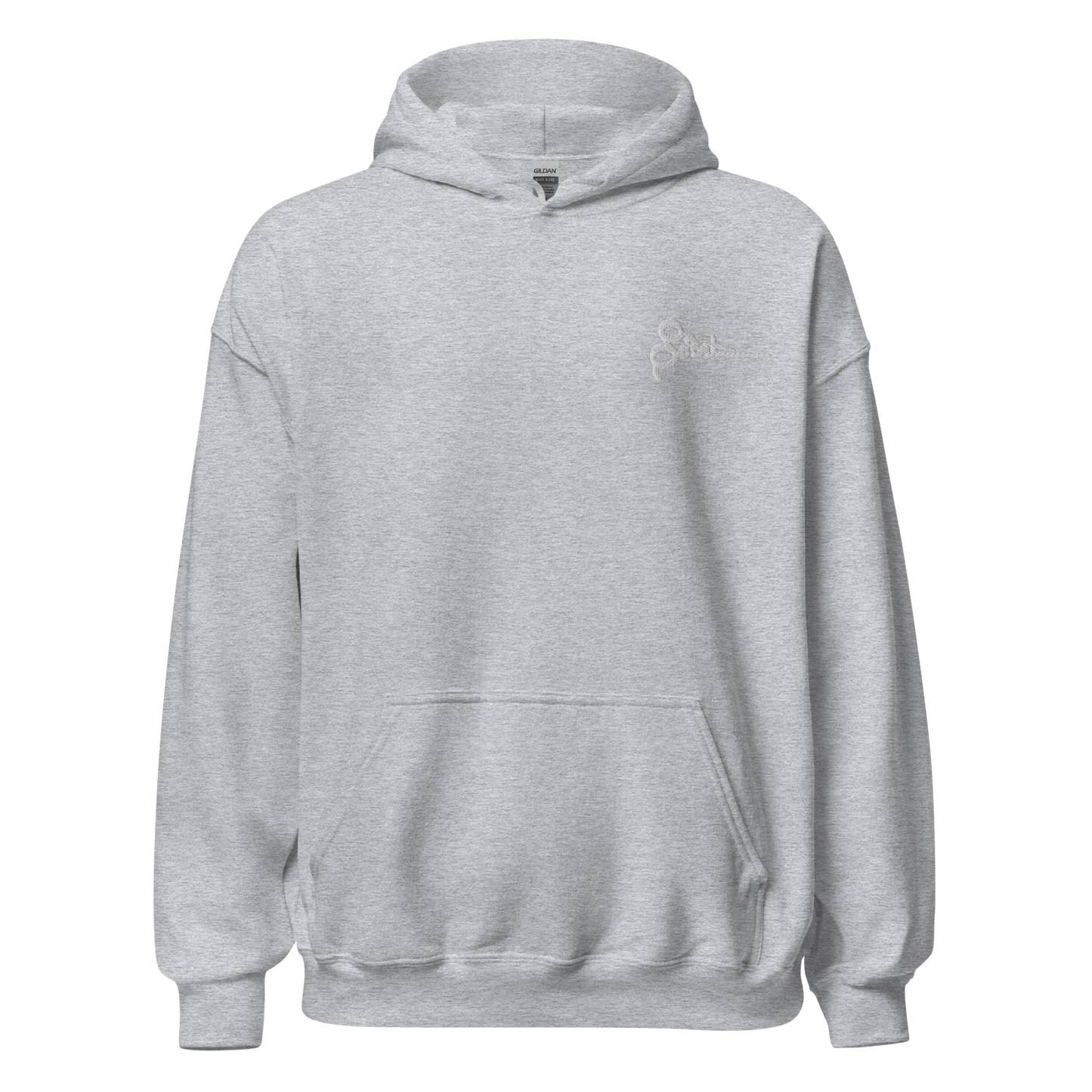 On Point White Stitch Hoodie