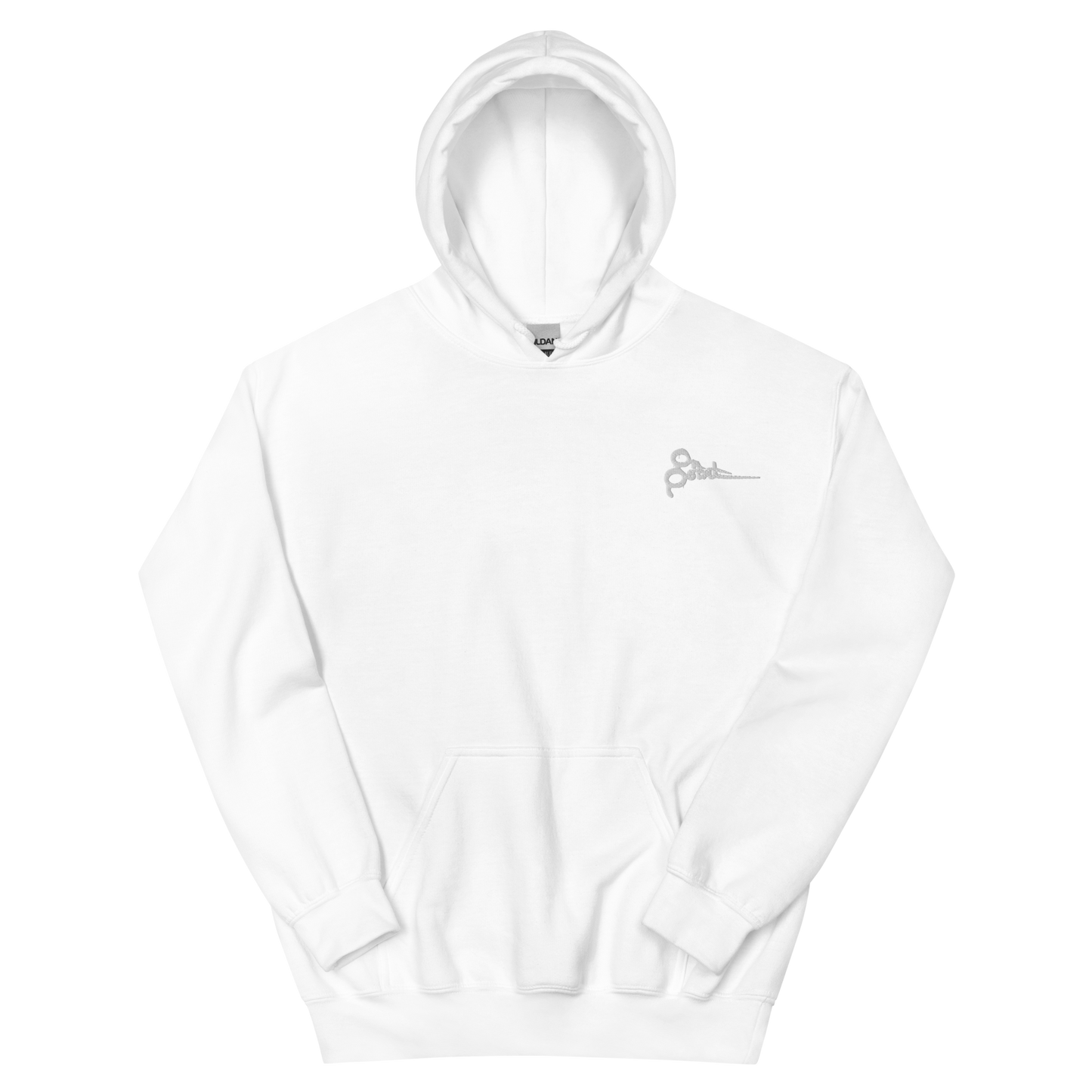 On Point White Stitch Hoodie